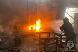 Километр рукавов проложили пожарные для тушения пожара в Иванове