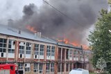 В Вичугском районе загорелась крыша производственного здания