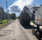 Ко второму этапу ремонта дороги на улице Григория Королева приступили в Кинешме