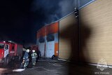 Крупный пожар произошел на складе в Иванове