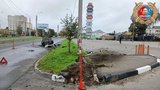 На улице Лежневская в Иванове неизвестный устроил аварию  и скрылся 