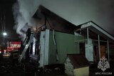 Магазин сгорел в деревне Чертовищи Ивановской области