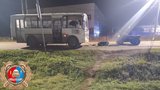 Водитель квадроцикла столкнулся с автобусом в Родниках 
