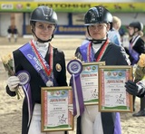 Юная ивановка завоевала 2 медали международных конных состязаниях