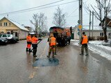 Зимний ямочный ремонт начался в Иванове