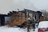 Почти 30 пожарных тушили частный дом в деревне Дегтярёво Ивановского округа
