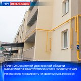 Почти 240 жителей Ивановской области расселили из аварийного жилья в прошлом году