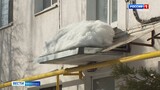 Показатели термометров растут вместе с количеством жалоб ивановцев на свисающую с крыш наледь