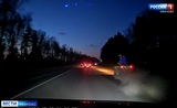 Авария квадроцикла и легковушки в пригороде Иванова попал на кадры регистратора