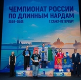 Бронзу на чемпионате России по длинным нардам завоевала ивановка