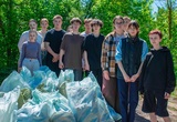 Более 20 мешков мусора собрали с берега реки Кинешемка в Ивановской области