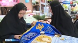 Во Введенском женском монастыре Иванова освятили уникальную плащаницу Пресвятой Богородицы