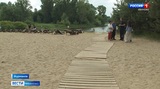 В Фурманове  продолжается преображение городского пляжа на Никольском водоёме