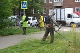 Продолжается выкашивание травы на общественных территориях Иванова