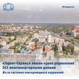 Ивановскую УК «Гарант-Сервис» лишили лицензии