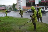 В Иванове продолжается  второй этап выкоса травы