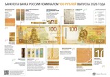 Новая 100-рублёвая купюра вышла в обращение