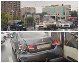 Крупная авария с автобусом случилась на Соковском мосту в Иванове