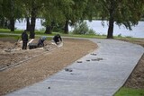 Благоустройство набережной в микрорайоне Видный в Иванове выполнено на 60%
