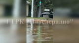 Один из центральных перекрестков Иванова затопило