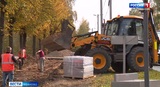 К строительству тротуаров и велодорожки приступили в Авдотьино