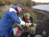 Инспекторы ГИМС проверили рыбаков на реках Ивановской области