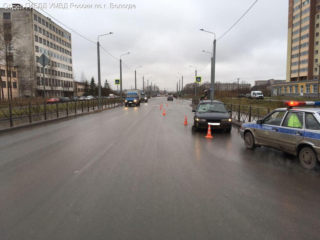 Двух школьников сбили на «зебре» в Вологде 