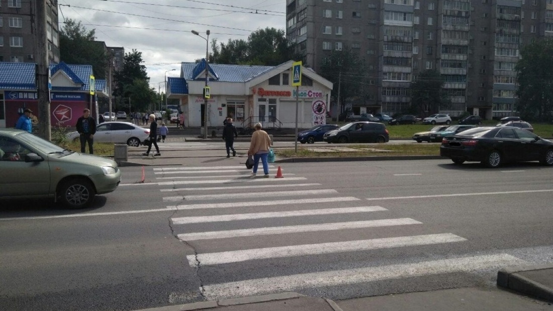 В Череповце на «зебре» сбили пешехода