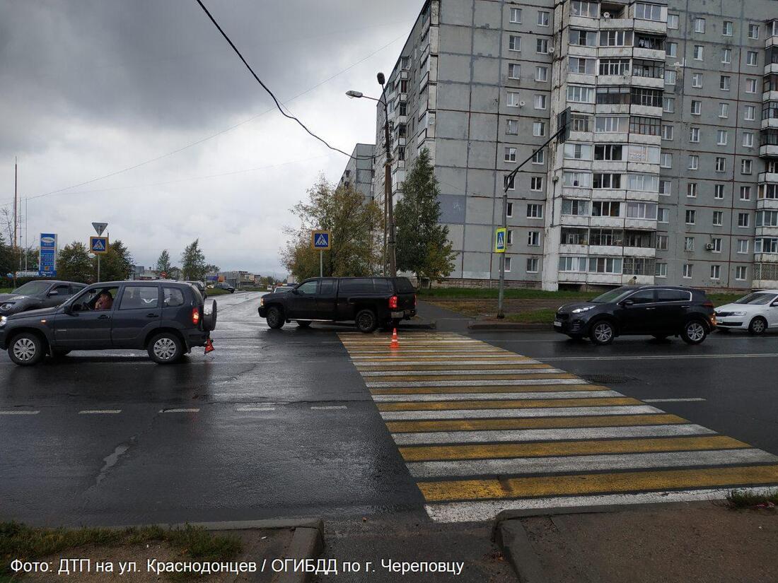 9-летнего ребёнка госпитализировали после ДТП в Череповце