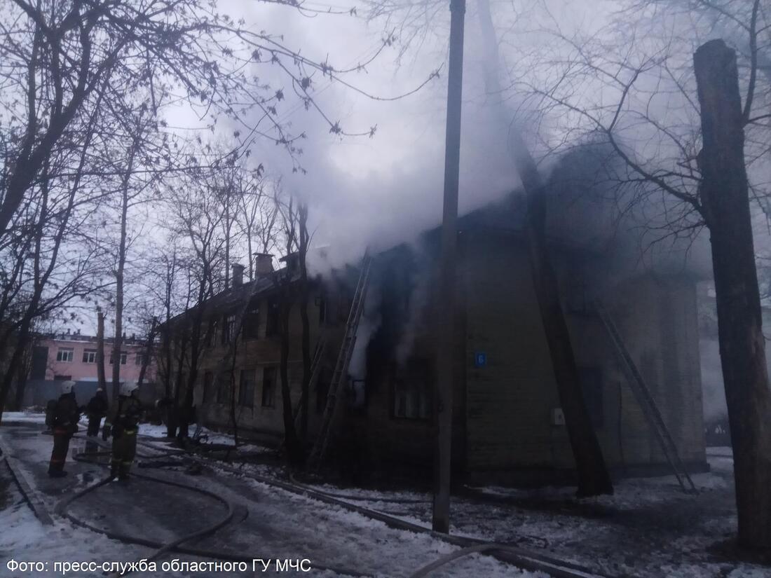 Женщина погибла в пожаре в Вологде