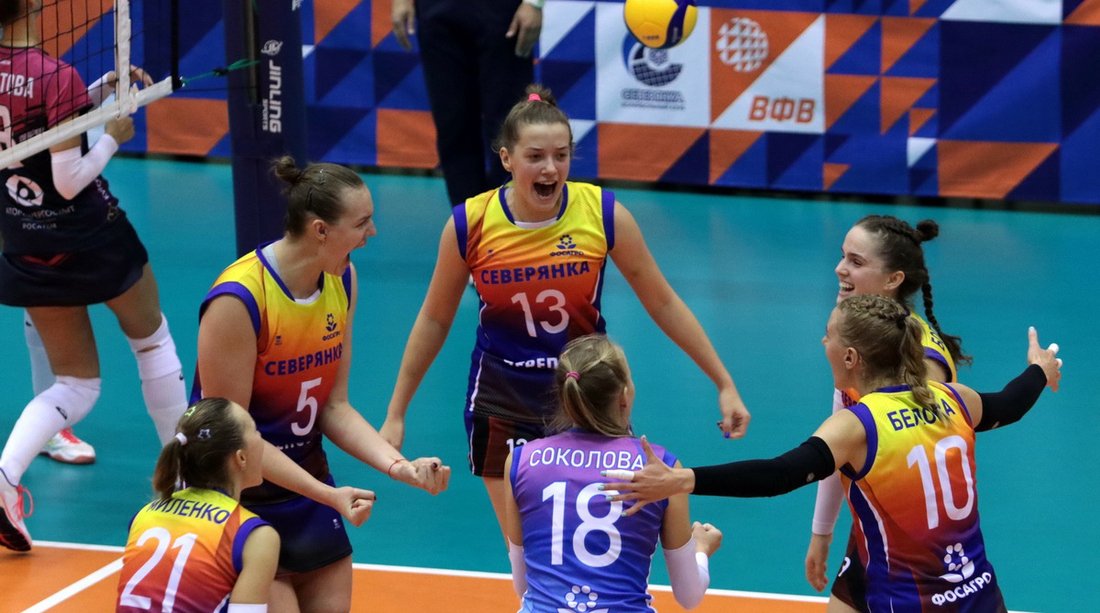 Волейбольная «Северянка» начала сезон с уверенной победы