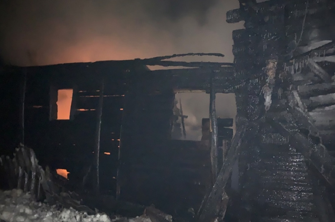 Смертельный пожар произошёл в Вологодском районе