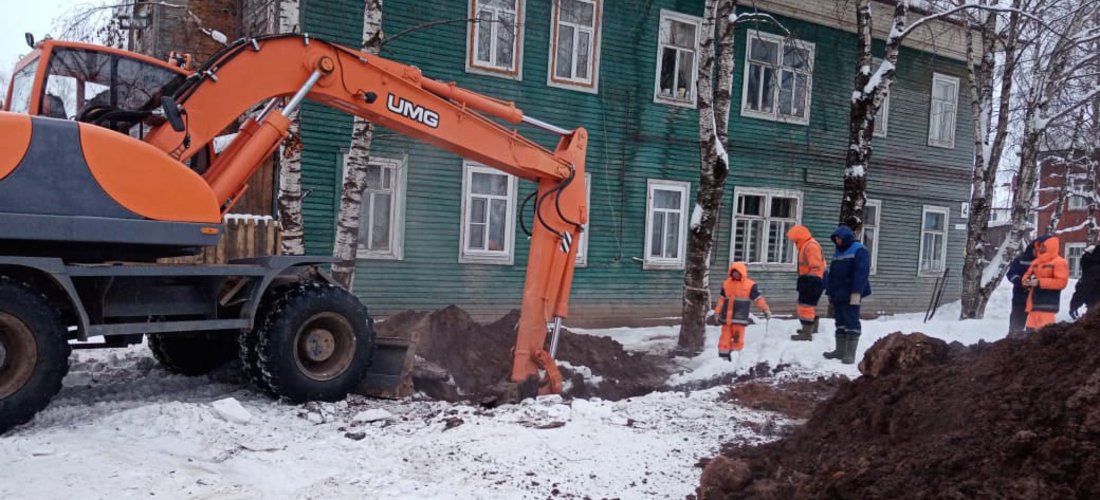 Крупная коммунальная авария произошла в Великом Устюге 
