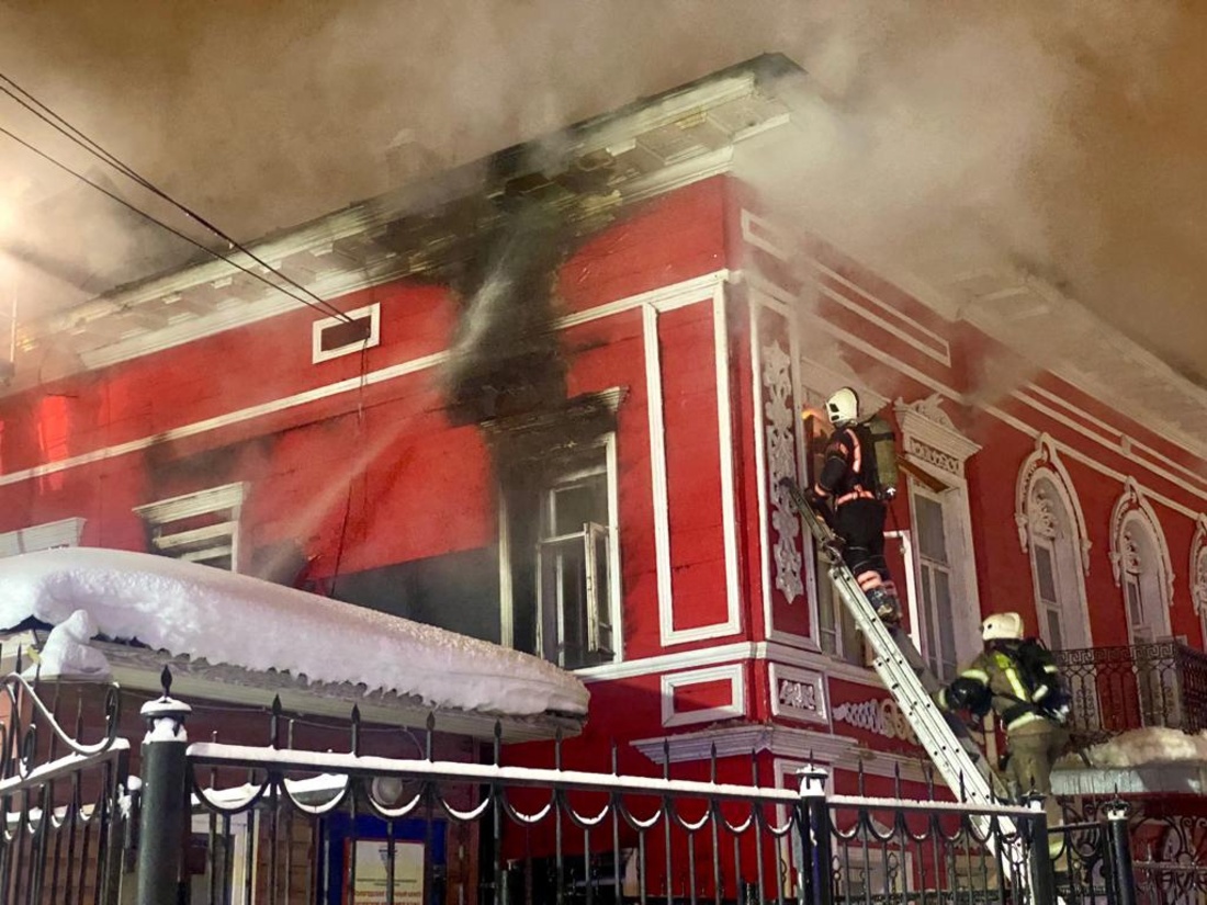 В Вологде едва не сгорел памятник архитектуры 19 века