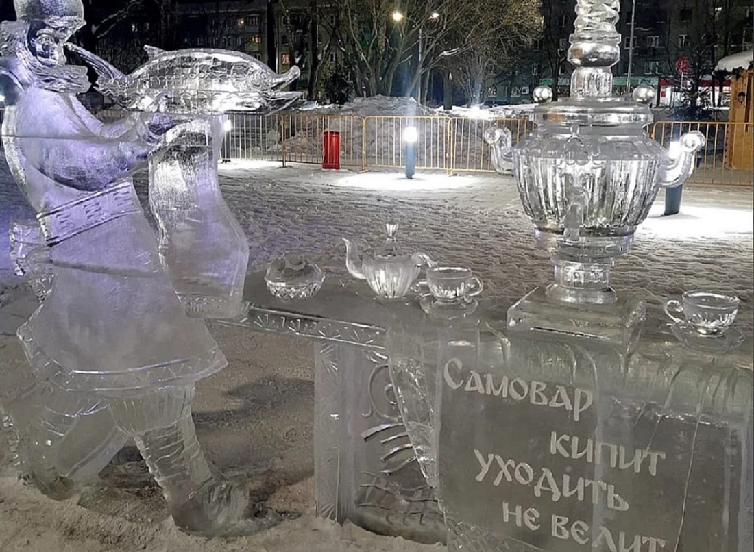 Команда из Череповца стала победителем фестиваля ледяных скульптур 