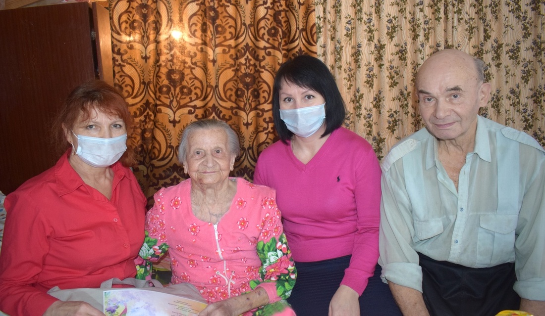 100-летний юбилей отмечает нюксянка Нина Максимовна Власова
