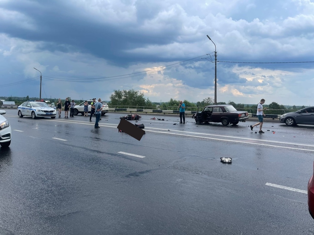 Мотоциклист погиб в аварии в Череповце