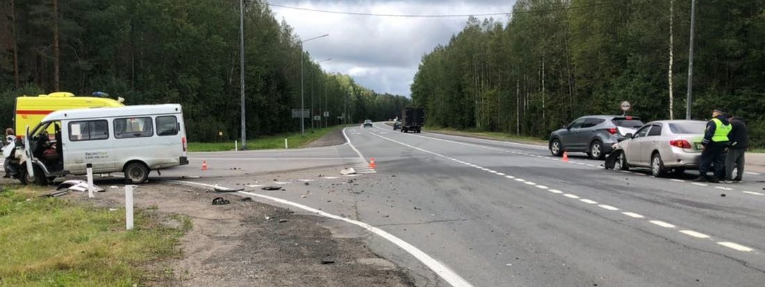 Ребёнок и двое взрослых пострадали в аварии в Череповецком районе