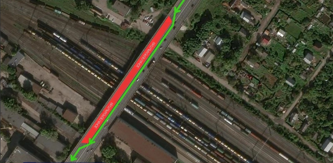 На 4 месяца ограничат движение по путепроводу над железнодорожным вокзалом в Череповце