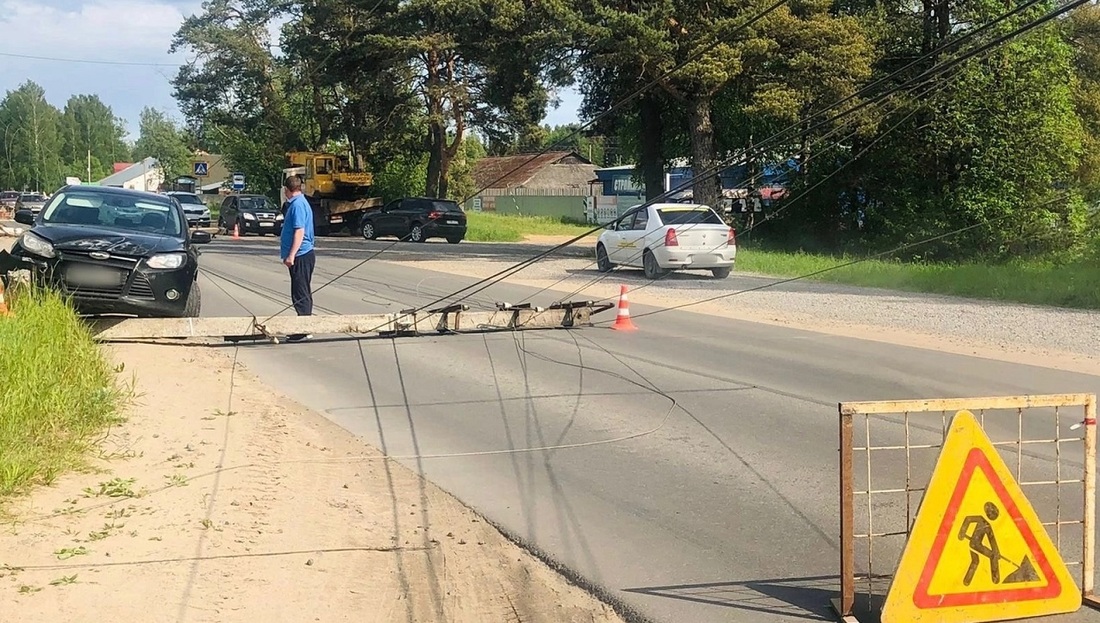 Кадуй временно оказался без уличного освещения