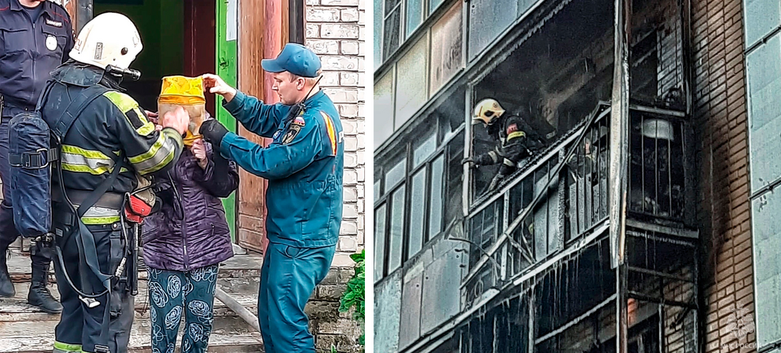 Непотушенный окурок стал причиной пожара в Вологде