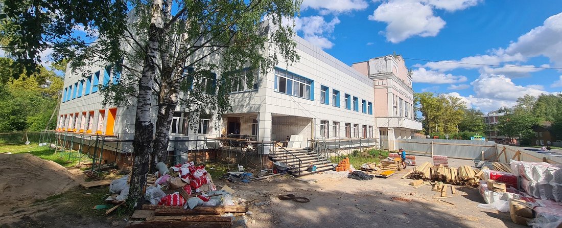 Масштабный ремонт городской Школы искусств проходит в Соколе