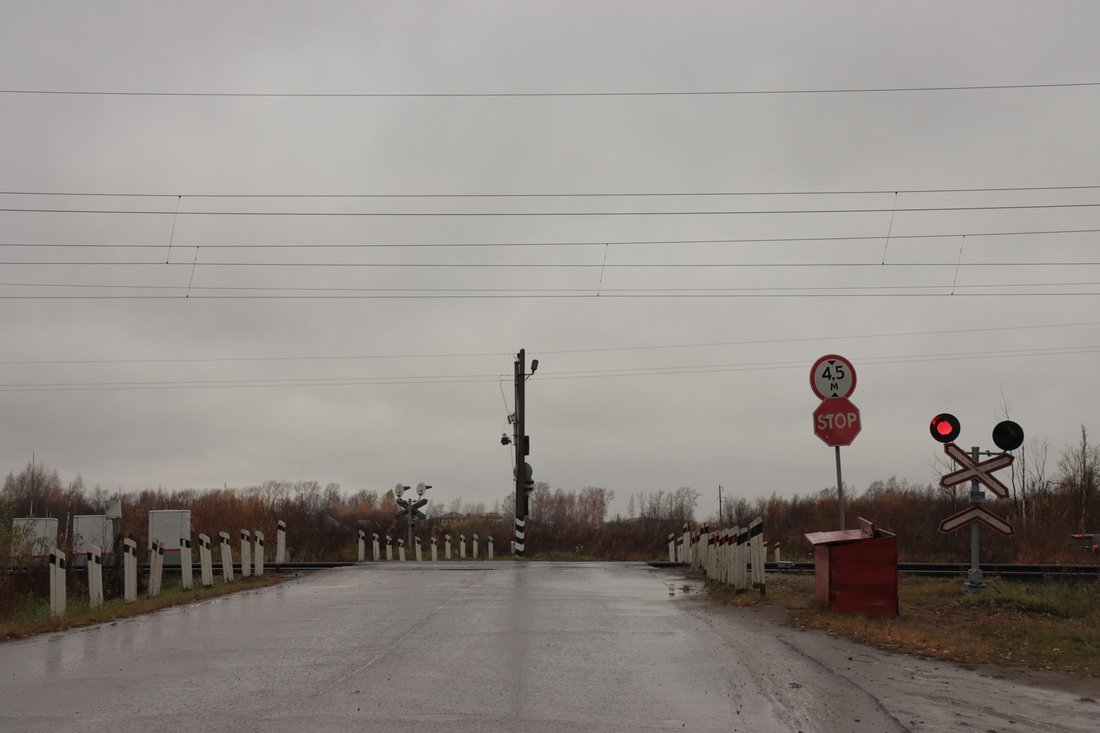 Два железнодорожных переезда временно закроют в Шекснинском районе