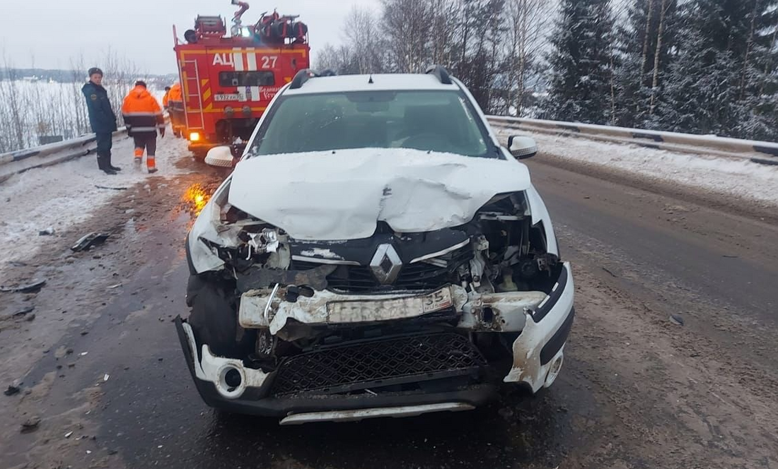 Девочка-подросток пострадала в ДТП под Великим Устюгом