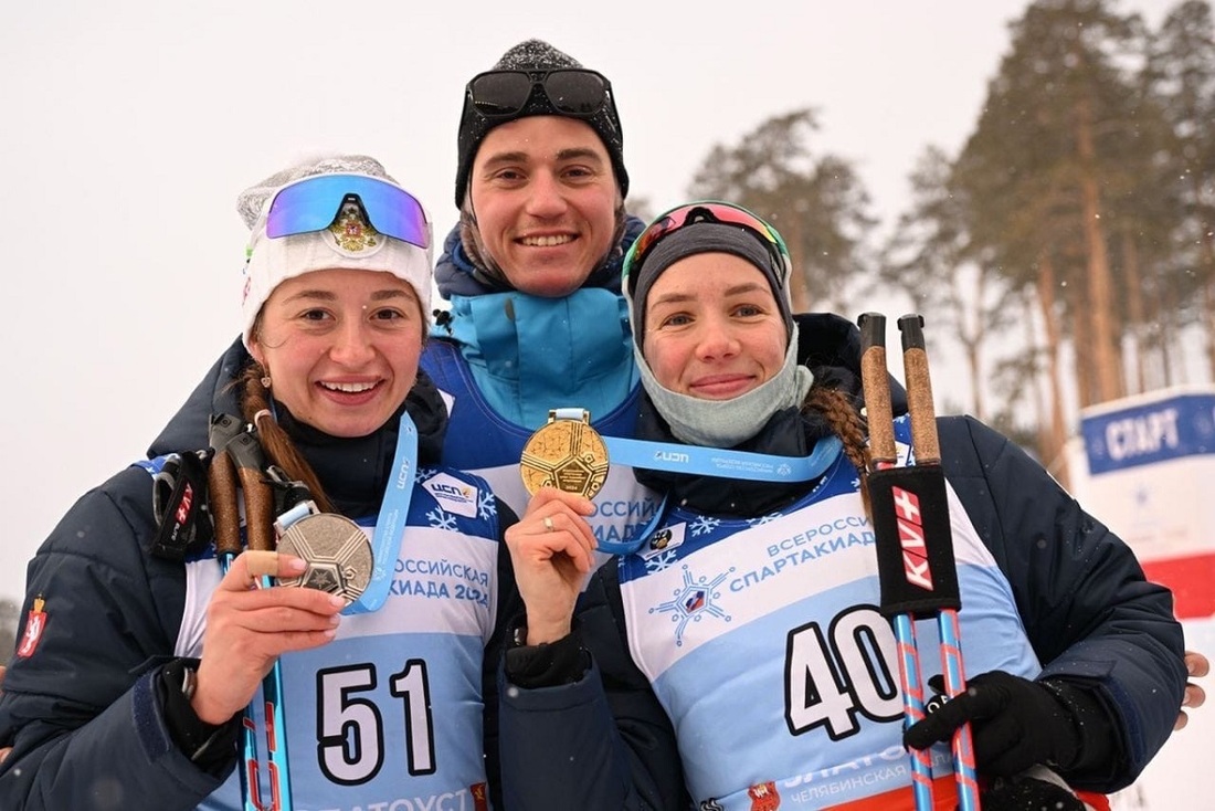 Уроженка Сямженского округа стала чемпионкой биатлонной Спартакиады