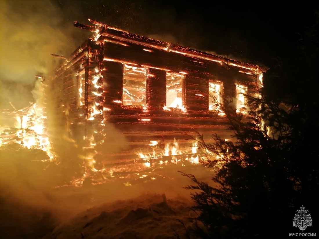 Пожар унёс жизнь мужчины в Вожегодском округе