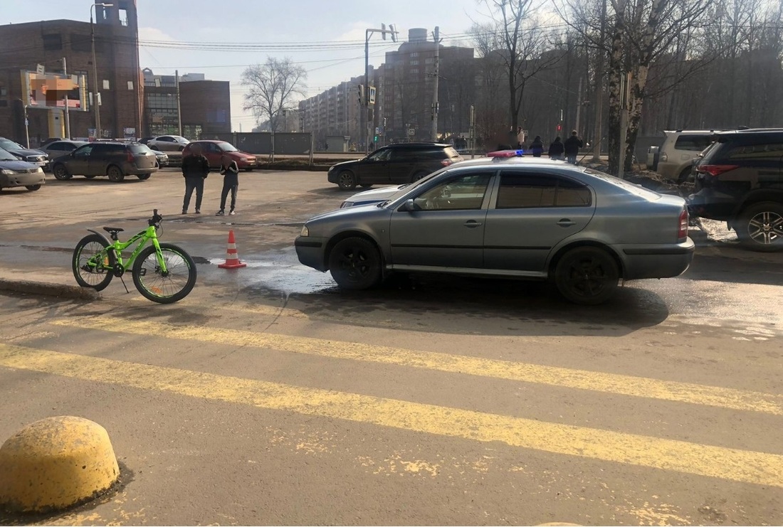 10-летний велосипедист пострадал в ДТП в Череповце