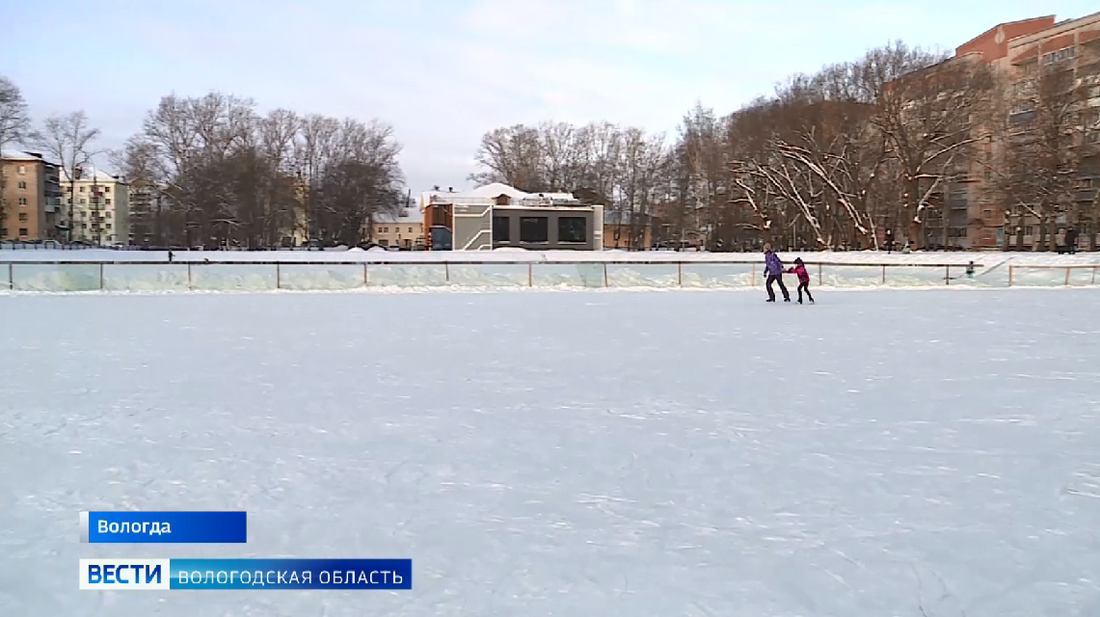 Очередной платный каток открывается в Вологде