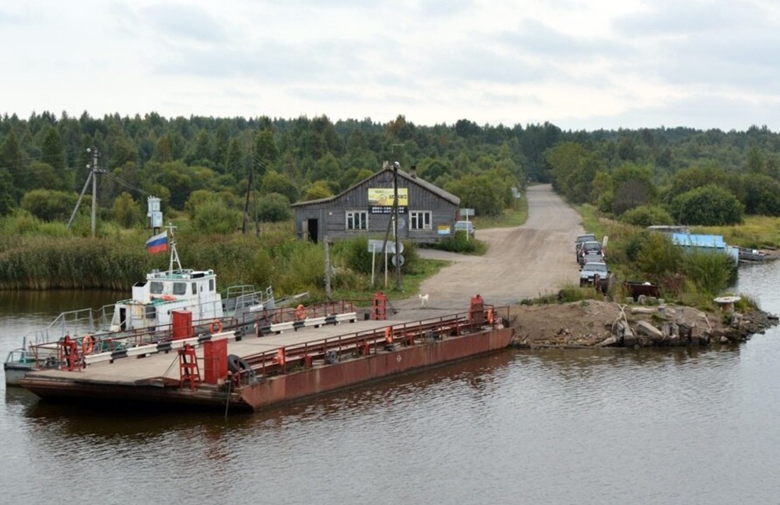 Крохинскую переправу временно закрыли в Белозерском округе