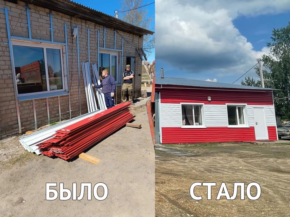 Активный ремонт пожарного депо начался в селе Талицы Кирилловского округа